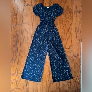 ADORABLE! XS Madewell, navy jumpsuit; perfect!